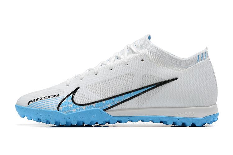 Nike Zoom Mercurial Vapor 15 Elite White and Blue TF