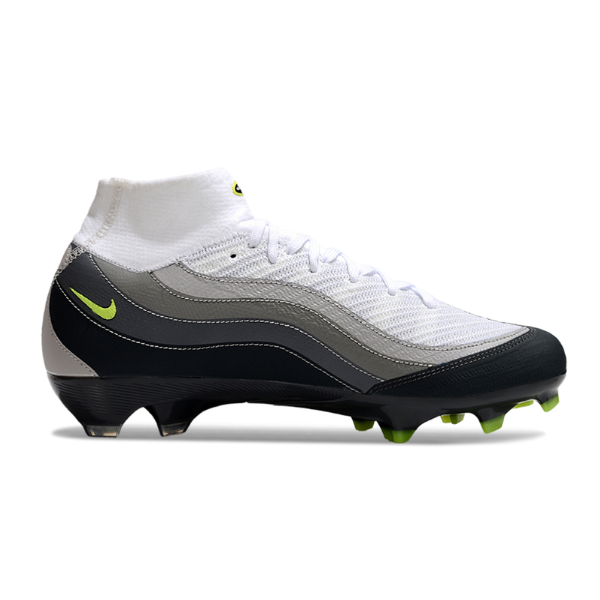Nike Air Zoom Mercurial Superfly 10 Elite Air Max 95 Pack Black and White FG Kids