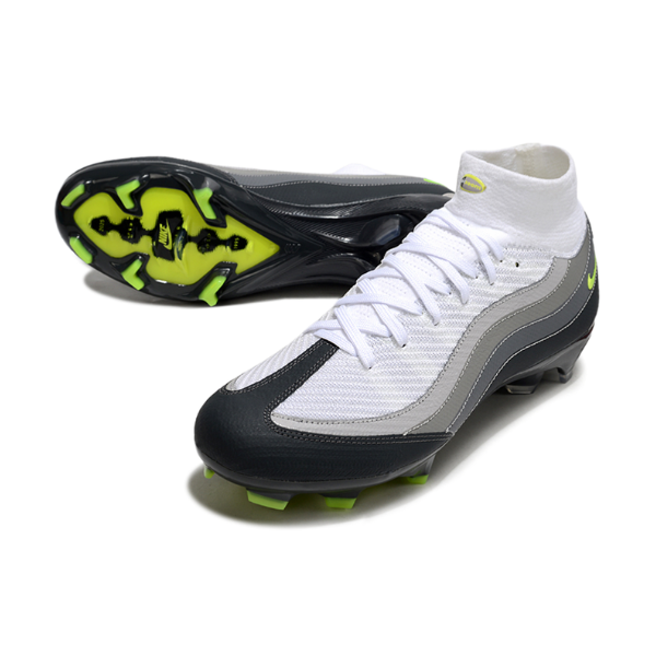 Nike Air Zoom Mercurial Superfly 10 Elite Air Max 95 Pack Black and White FG Kids