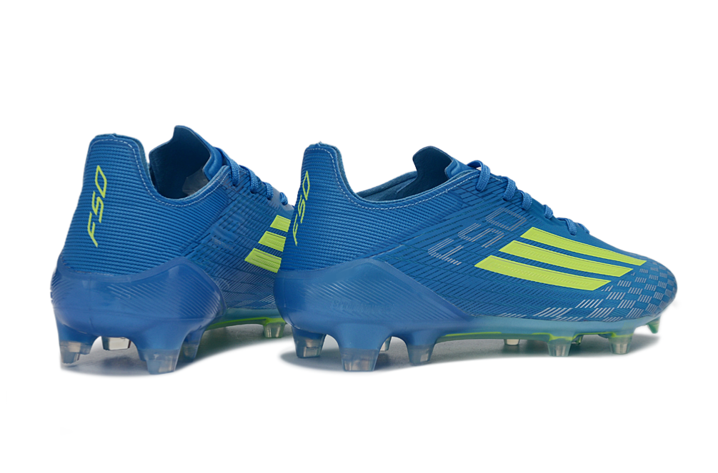 Adidas F50 Elite Blue and Green Kids FG