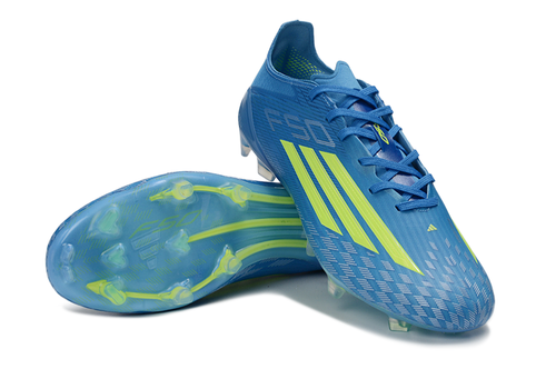 Adidas F50 Elite Blue and Green Kids FG