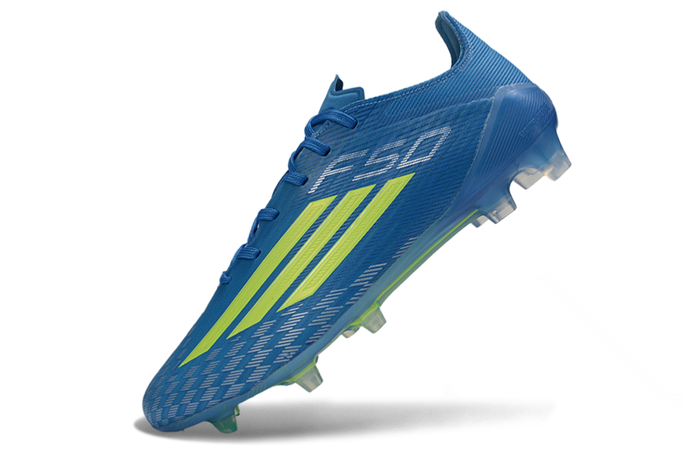 Adidas F50 Elite Blue and Green Kids FG