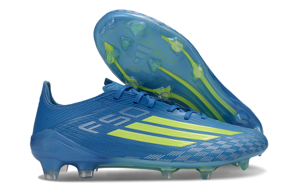 Adidas F50 Elite Blue and Green Kids FG