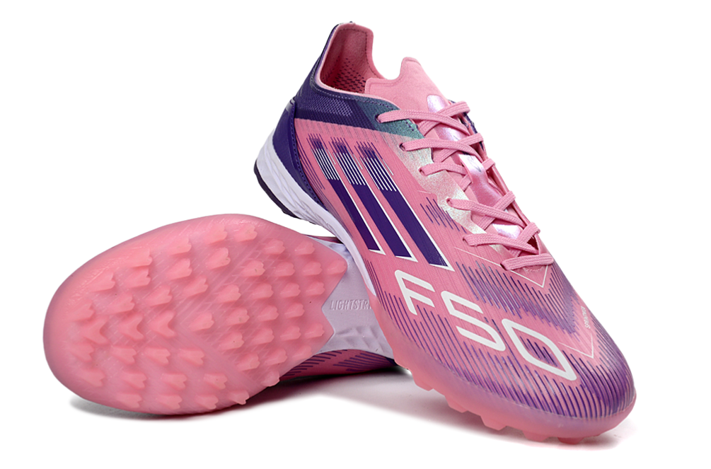 Adidas F50+Elite Pink and Purple Kids TF