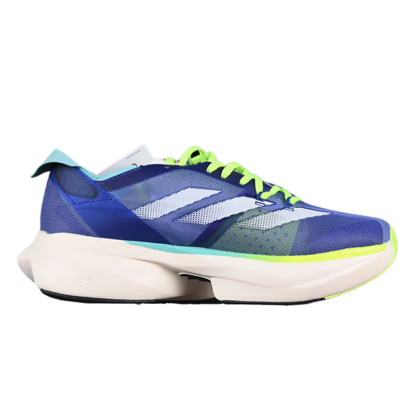 Adidas Adizero Adios Pro 3 Cobalt Blue Lucid Lemon Running Shoes