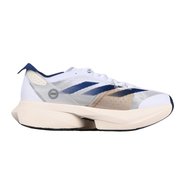Adidas Adizero Adios Pro 3 White and Blue Running Shoes