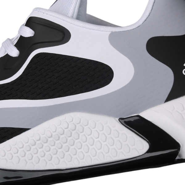 Adidas Alphabounce Instinct Black Gray and White Running Shoes