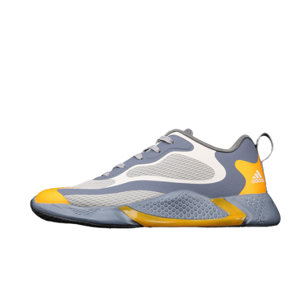 Adidas Alphabounce Instinct Gray and Yellow Running Shoes