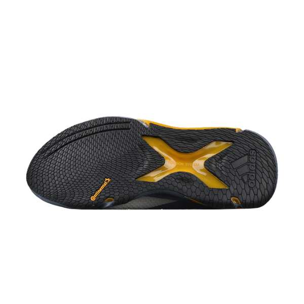Adidas Alphabounce Instinct Gray and Yellow Running Shoes