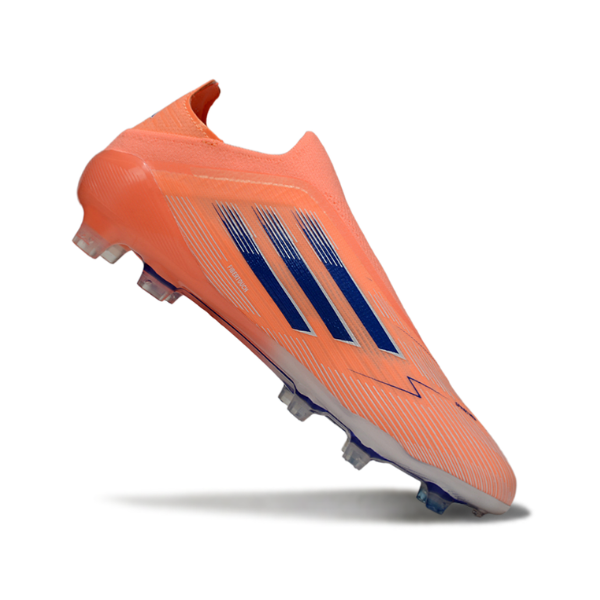 Adidas F50 Elite Laceless Coral Blaze Firm Ground FG Kids Football Boot