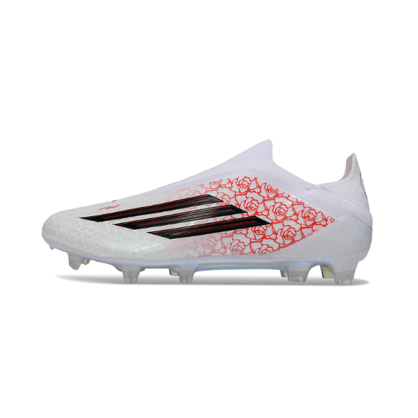 Adidas F50 Elite Laceless White Lamine Yamal Pack Firm Ground FG Kids Football Boot