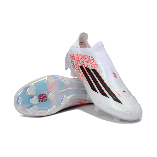 Adidas F50 Elite Laceless White Lamine Yamal Pack Firm Ground FG Kids Football Boot