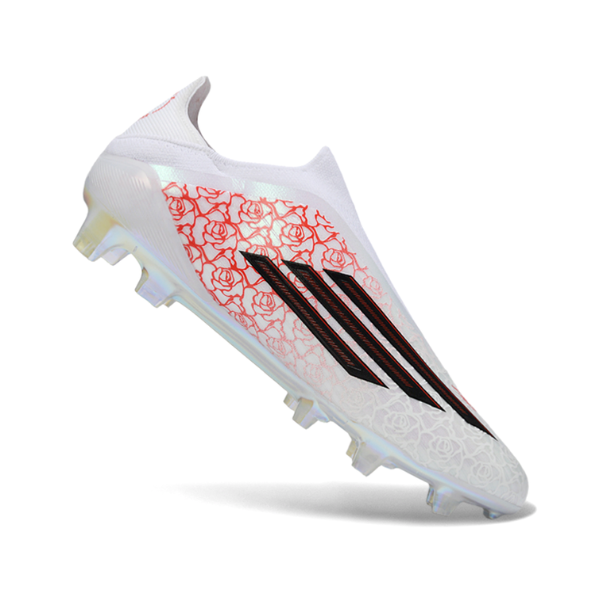 Adidas F50 Elite Laceless White Lamine Yamal Pack Firm Ground FG Kids Football Boot