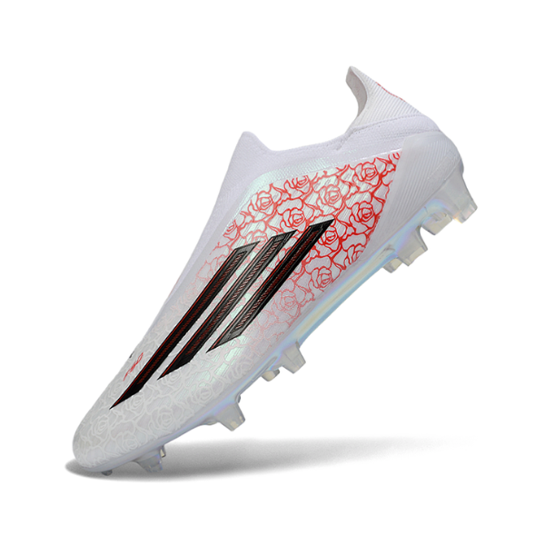 Adidas F50 Elite Laceless White Lamine Yamal Pack Firm Ground FG Kids Football Boot