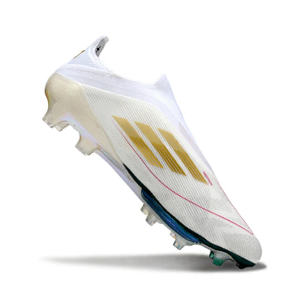 Adidas F50+ Elite Laceless White and Green Mo Salah Pack FG