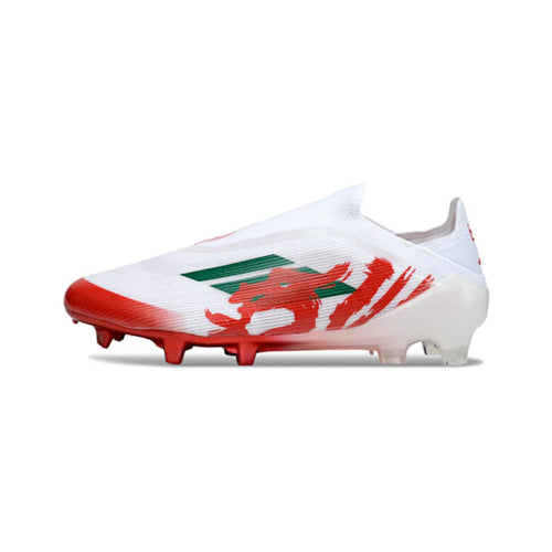 Adidas F50 Elite Laceless White and Red FG