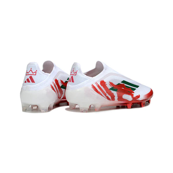 Adidas F50 Elite Laceless White and Red FG
