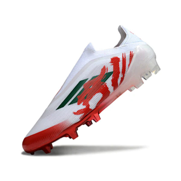 Adidas F50 Elite Laceless White and Red FG