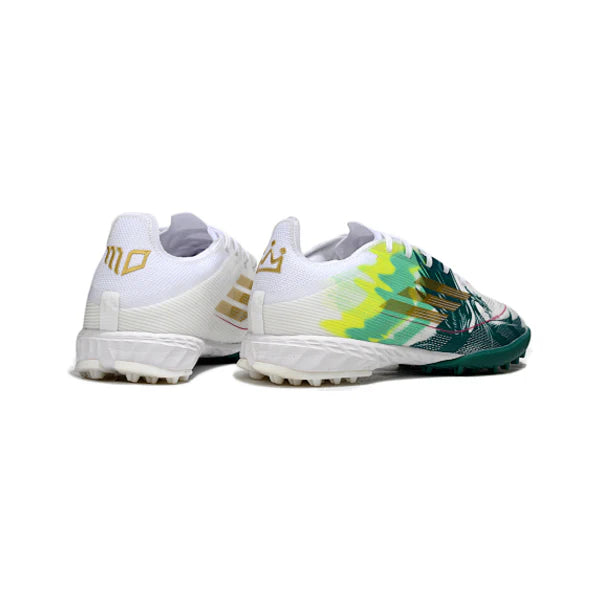 Adidas F50 Elite White and Green TF