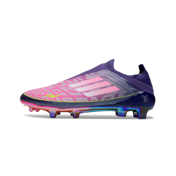 Adidas F50 Elite Laceless Purple Lamine Yamal Pack Firm Ground FG Kids Football Boot