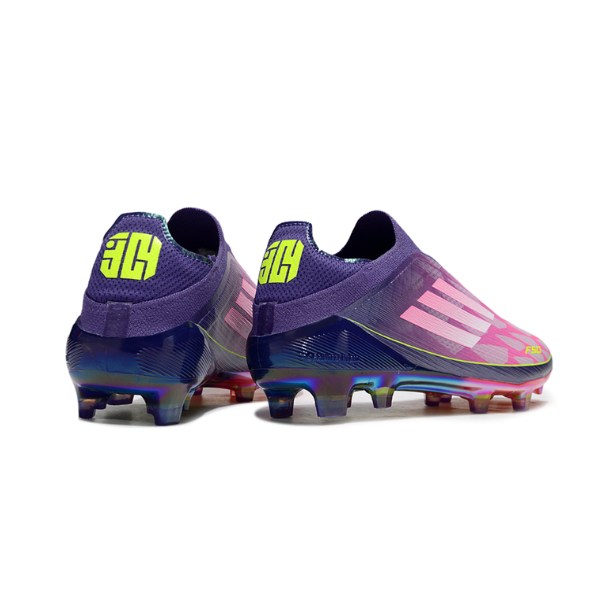 Adidas F50 Elite Laceless Purple Lamine Yamal Pack FG Kids