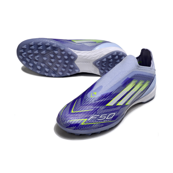 Adidas F50 Elite Laceless Sparkfusion Purple Turf TF Kids Football Boot