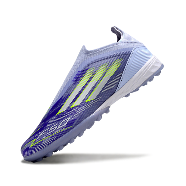 Adidas F50 Elite Laceless Sparkfusion Purple Turf TF Kids Football Boot