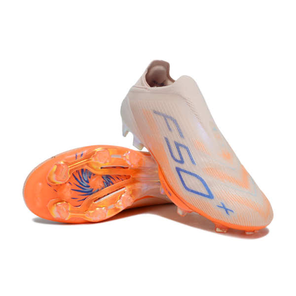 Adidas F50+ Elite Laceless Sparkfusion Coral Blaze Pack Firm Ground FG Kids Football Boot