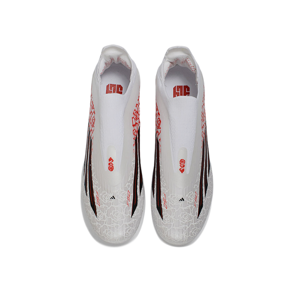 Adidas F50+ Elite Laceless White Lamine Yamal Pack Firm Ground FG Kids Football Boot
