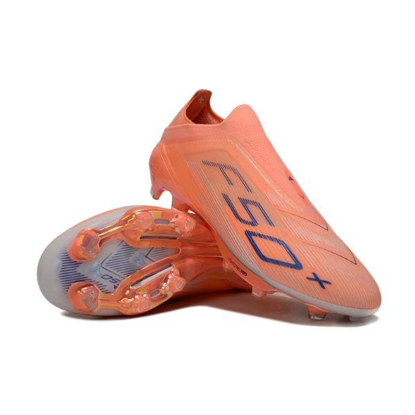 Adidas F50+ Laceless Elite Coral Blaze Pack Firm Ground FG Kids Football Boot