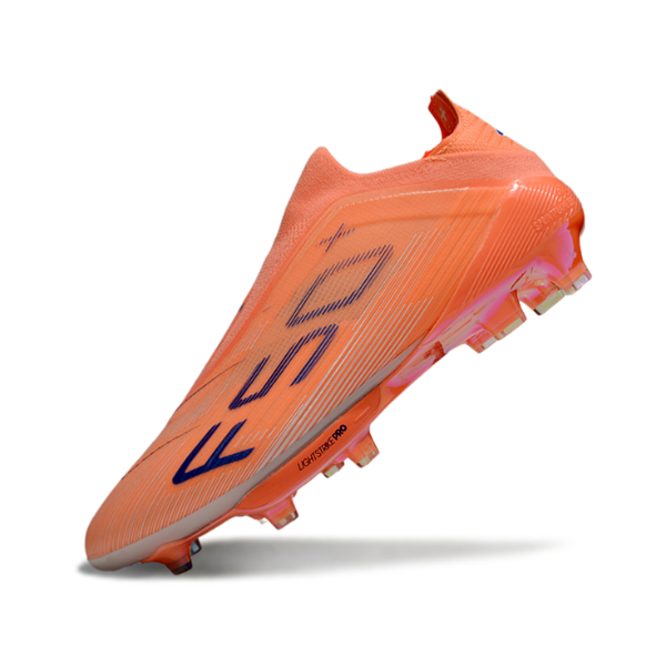 Adidas F50+ Laceless Elite Coral Blaze Pack Firm Ground FG Kids Football Boot