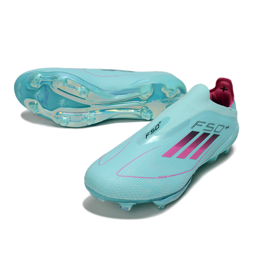 Adidas F50+ Elite Laceless Light Blue FG