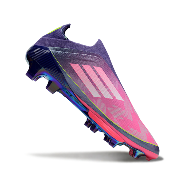 Adidas F50+ Elite Laceless Purple Lamine Yamal Pack Firm Ground FG Kids Football Boot