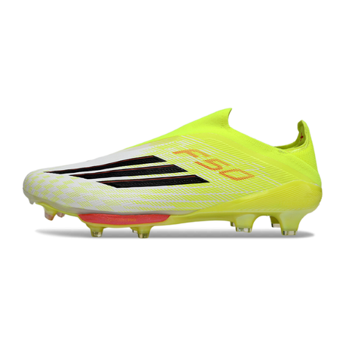 Adidas F50+ Elite Laceless Black and Yellow FG