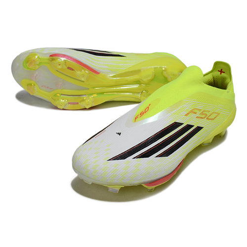 Adidas F50+ Elite Laceless Black and Yellow FG
