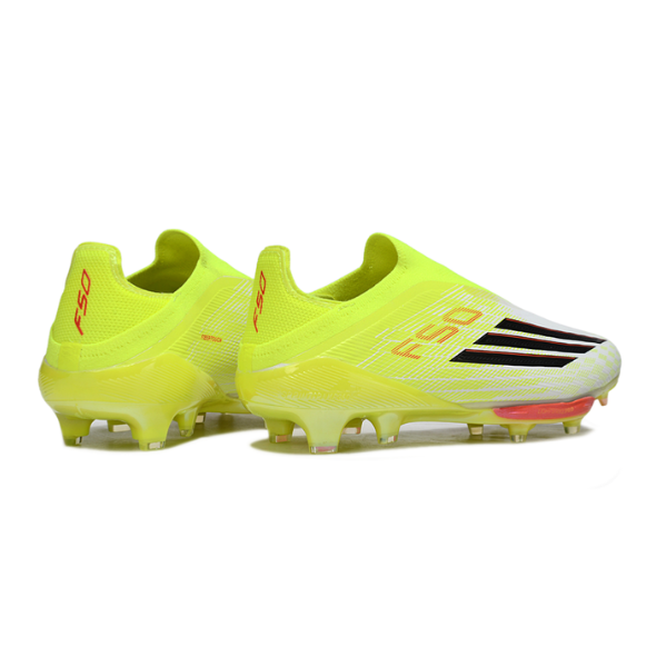 Adidas F50+ Elite Laceless Black and Yellow FG