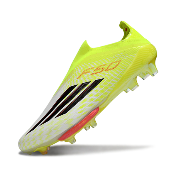 Adidas F50+ Elite Laceless Black and Yellow FG