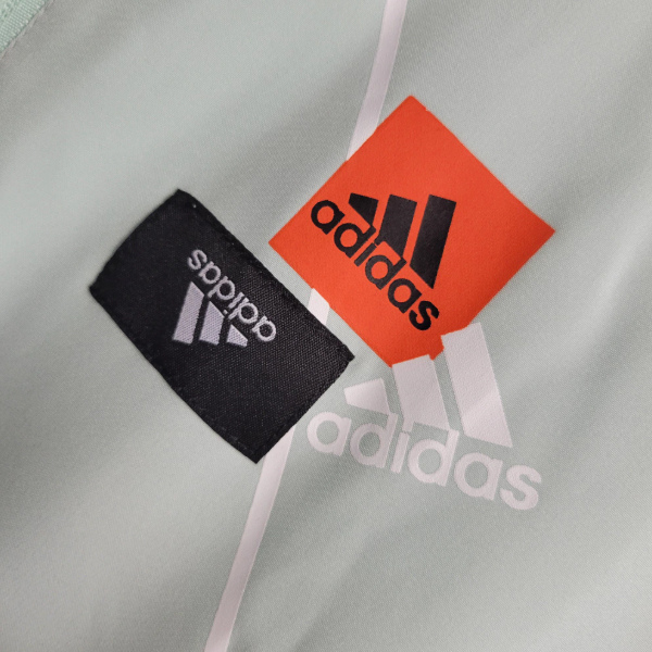 Adidas Light Green Windbreaker Jacket