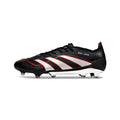 Adidas Predator 25 Elite Black Silver and Red FG