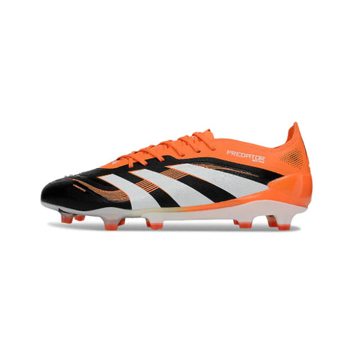 Adidas Predator 25 Elite Black and Orange FG