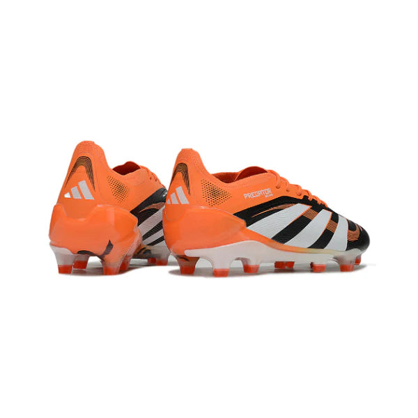 Adidas Predator 25 Elite Black and Orange FG