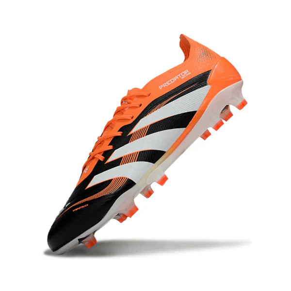 Adidas Predator 25 Elite Black and Orange FG