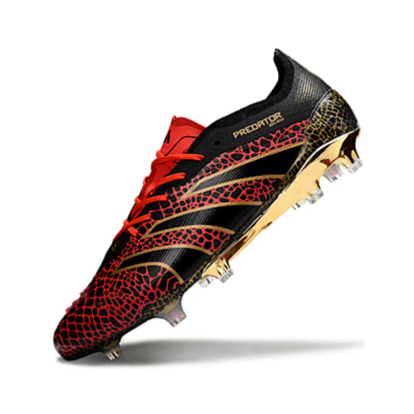 Adidas Predator 25 Elite Black and Red FG