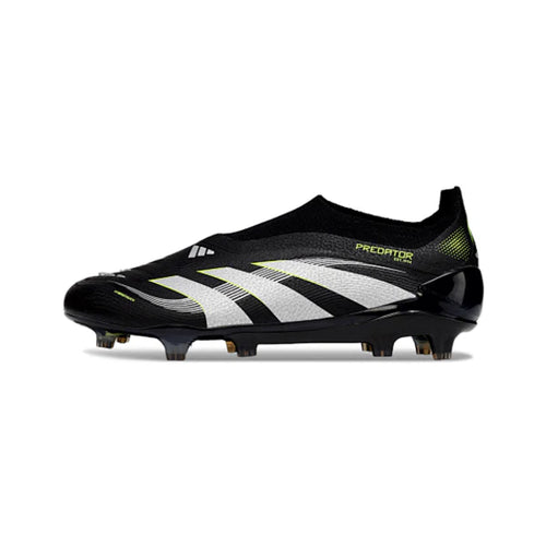 Adidas Predator 25 Elite Laceless Black Pack FG
