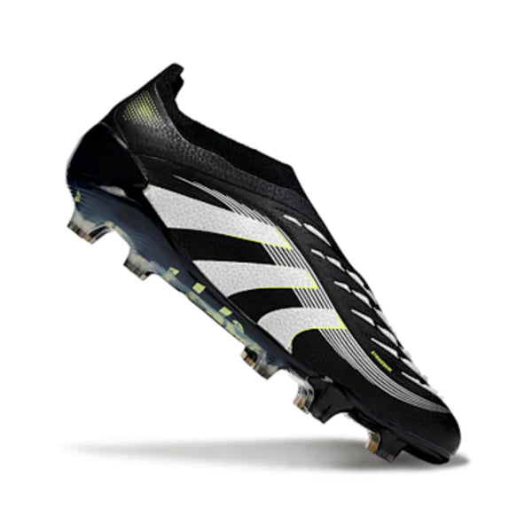 Adidas Predator 25 Elite Laceless Black Pack FG