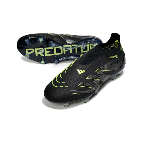 Adidas Predator 25 Elite Laceless Stealth Electric Pack FG