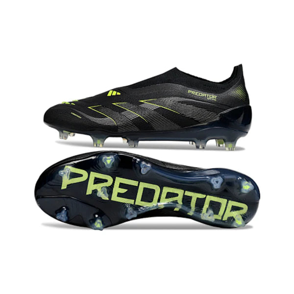 Adidas Predator 25 Elite Laceless Stealth Electric Pack FG