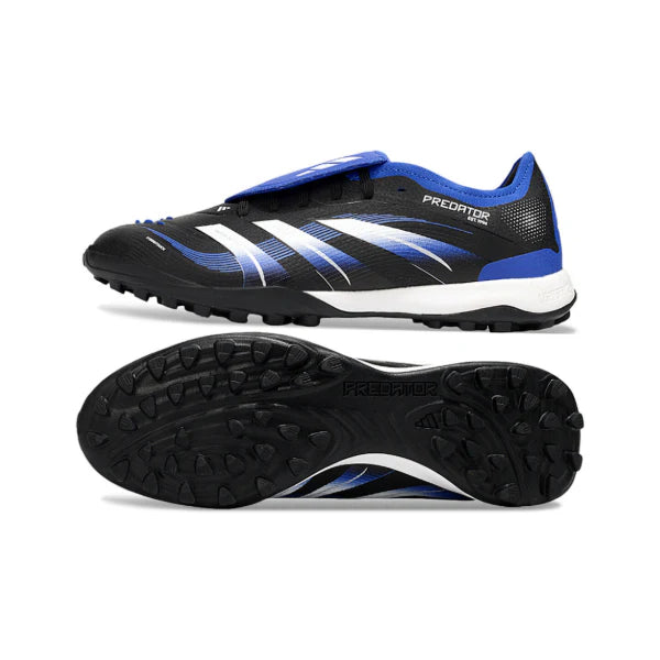 Adidas Predator 25 Elite Tongue Black Blue and White TF