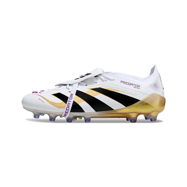 Adidas Predator 25 Elite Tongue Black and White AG