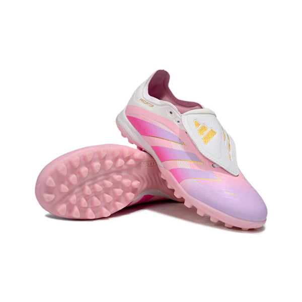 Adidas Predator 25 Elite Tongue Lamine Yamal Pink Turf TF Kids Football Boot